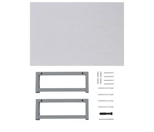 Vonios Kambario Baldų Komplektas, 2D., Baltas, Keramika Vonios Kambario Baldų Komplektas, 2D., Baltas, Keramika