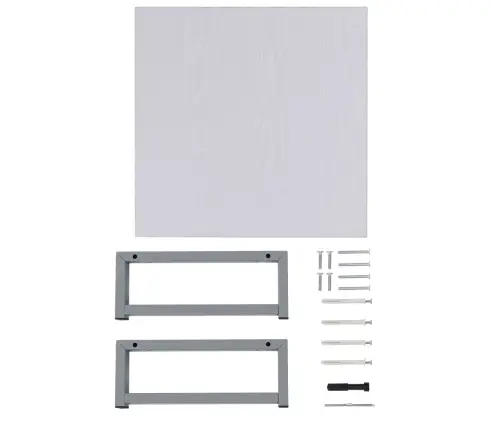 Vonios Kambario Baldų Komplektas, 2D., Baltas, Keramika