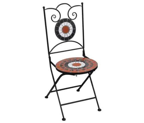 3-Kohaline Bistrookomplekt, Keraamika, Terrakota, Valge