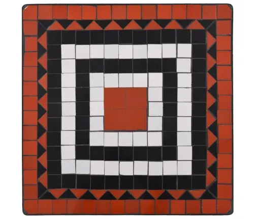 3-Kohaline Bistrookomplekt, Keraamika, Terrakota, Valge