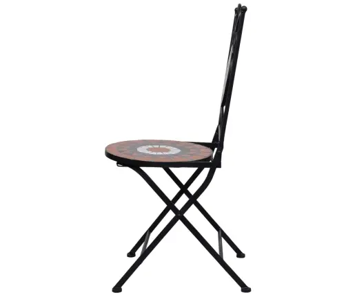 3-Kohaline Bistrookomplekt, Keraamika, Terrakota, Valge