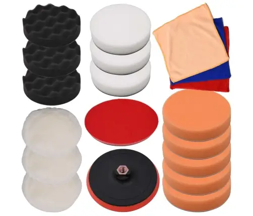 Poliravimo Padų Rinkinys, 18 Dalių, 150Mm