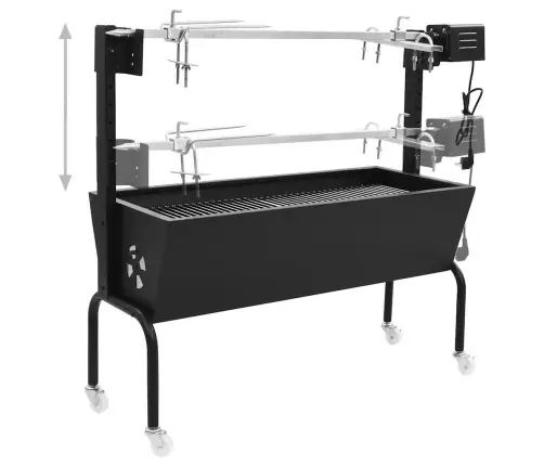 Elektrinė Kepsninė Su Iešmu, Nerūdijantis Plienas