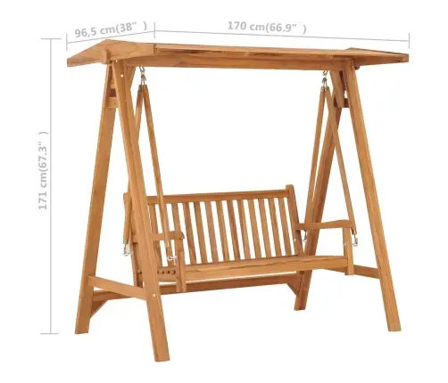 Aiakiik, 170 cm Tiikpuu