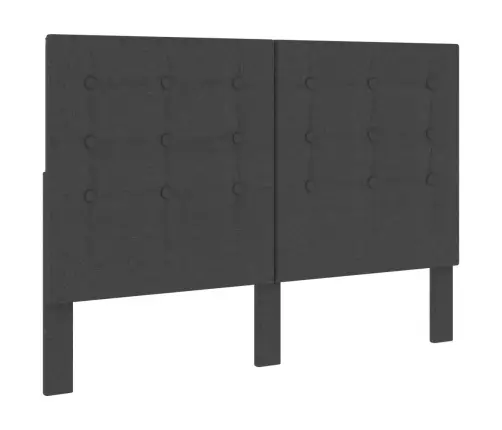 Dygsniuotas Galvūgalis, Tamsiai Pilkas, 140X200cm Audinys