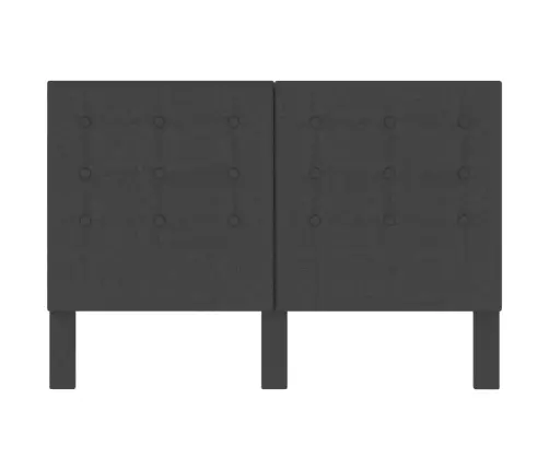 Dygsniuotas Galvūgalis, Tamsiai Pilkas, 140X200cm Audinys