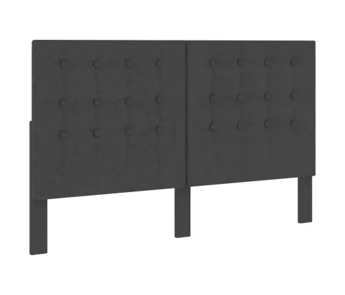 Šūts Galvgalis, Tumši Pelēks Audums, 180X200 Cm  Vidaxl