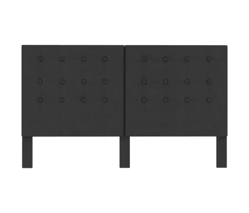 Šūts Galvgalis, Tumši Pelēks Audums, 180X200 Cm  Vidaxl