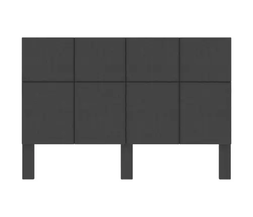 Galvgalis, Tumši Pelēks Audums, 180X200 Cm  Vidaxl Galvgalis, Tumši Pelēks Audums, 180X200 Cm  Vidaxl