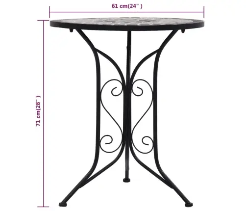 3-Kohaline Bistrookomplekt, Keraamilised Plaadid, Hall