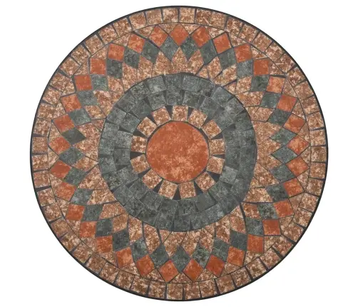 3-Kohaline Bistrookomplekt, Keraamilised Plaadid, Oranž/Hall