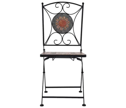 3-Kohaline Bistrookomplekt, Keraamilised Plaadid, Oranž/Hall