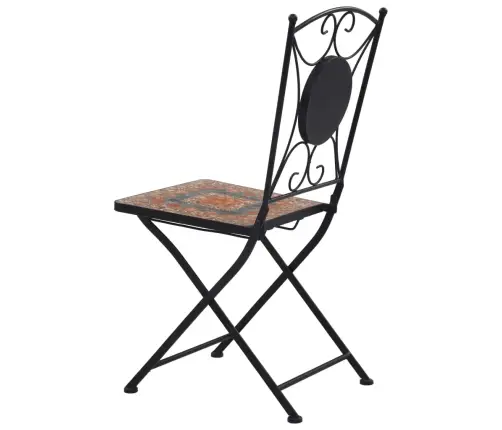 3-Kohaline Bistrookomplekt, Keraamilised Plaadid, Oranž/Hall