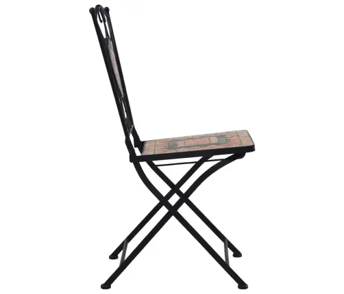 3-Kohaline Bistrookomplekt, Keraamilised Plaadid, Oranž/Hall