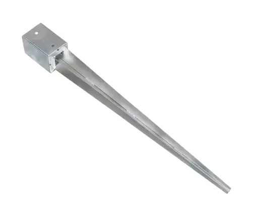 Maavaiad 12 Tk Hõbedane 9 X 9 X 90 Cm Tsingitud Teras