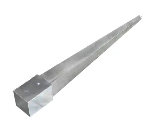 Maavaiad 12 Tk Hõbedane 10 X 10 X 91 Cm Tsingitud Teras