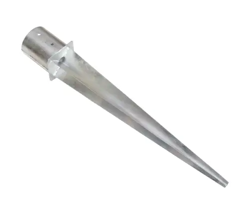 Zemes Mietiņi, 6 Gab., Sudraba Krāsa, 12X91 Cm, Tērauds Vidaxl