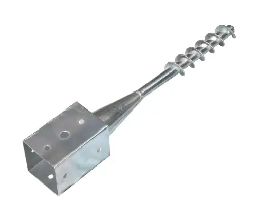 Maavaiad 6 Tk Hõbedane 9 X 9 X 56 Cm Tsingitud Teras