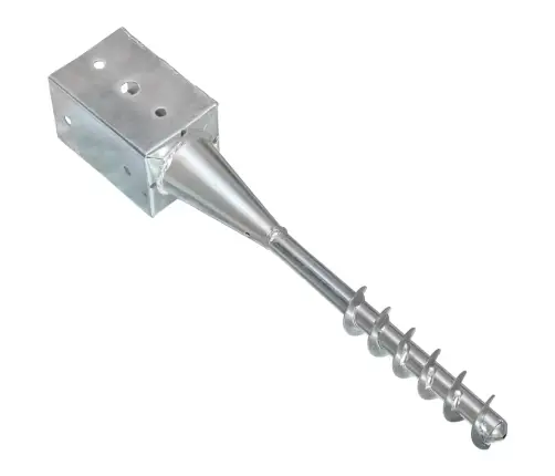 Maavaiad 6 Tk Hõbedane 9 X 9 X 56 Cm Tsingitud Teras