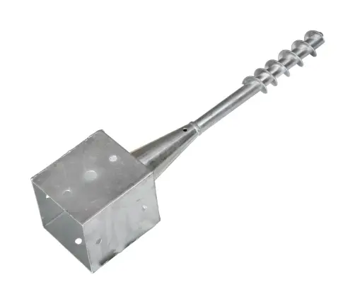 Zemes Mietiņi, 6 Gab., Sudraba Krāsa, 12X12X56 Cm, Tērauds Vidaxl