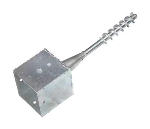 Zemes Mietiņi, 6 Gab., Sudraba Krāsa, 14X14X58 Cm, Tērauds Vidaxl