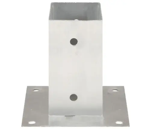 Stabu Pamatnes, 4 Gab., Cinkots Metāls, 71 Mm Vidaxl