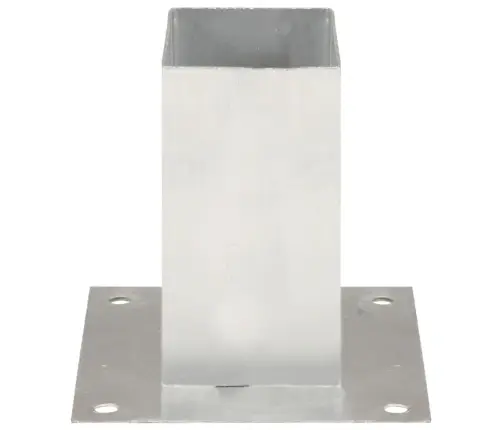 Stabu Pamatnes, 4 Gab., Cinkots Metāls, 71 Mm Vidaxl