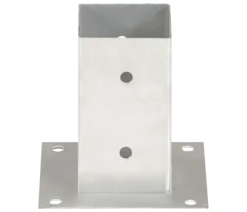 Stabu Pamatnes, 4 Gab., Cinkots Metāls, 81 Mm Vidaxl