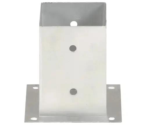 Stabu Pamatnes, 4 Gab., Cinkots Metāls, 101 Mm Vidaxl