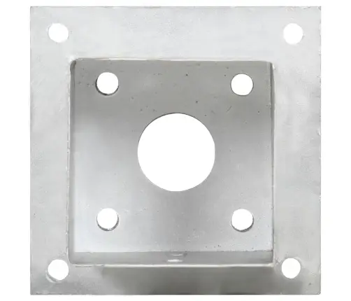 Stabu Pamatnes, 4 Gab., Cinkots Metāls, 101 Mm Vidaxl