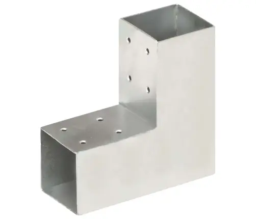 Stabu Savienotājs, L Forma, Cinkots Metāls, 71X71 Mm Vidaxl