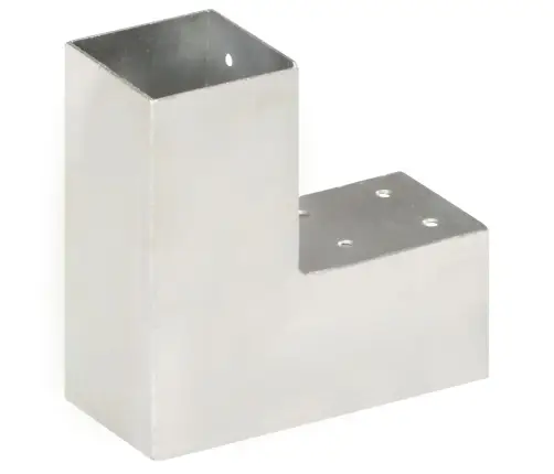 Stabu Savienotājs, L Forma, Cinkots Metāls, 71X71 Mm Vidaxl