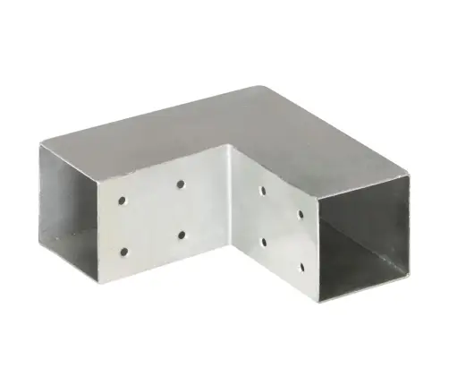 Stabu Savienotājs, L Forma, Cinkots Metāls, 71X71 Mm Vidaxl