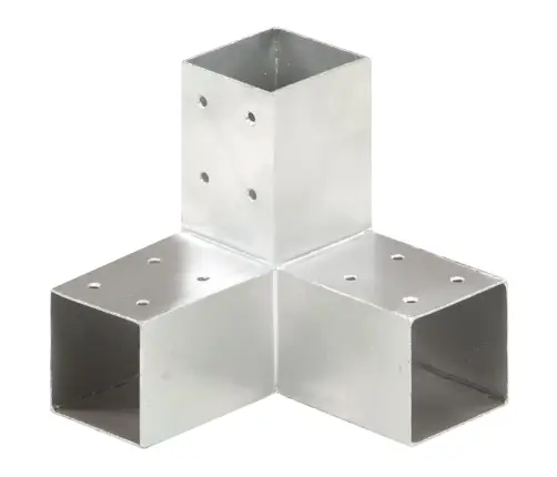 Stabu Savienotāji, Y Forma, 4 Gab., Cinkots Metāls, 71X71 Mm Vidaxl