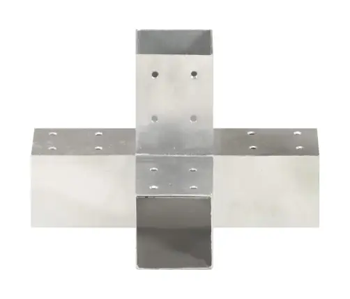 Stabu Savienotājs, X Forma, Cinkots Metāls, 71X71 Mm Vidaxl