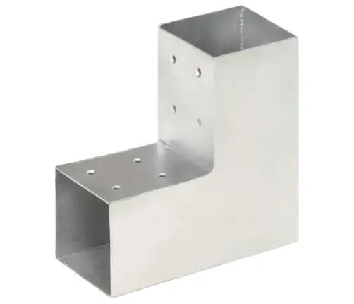 Stabu Savienotājs, L Forma, Cinkots Metāls, 81X81 Mm Vidaxl