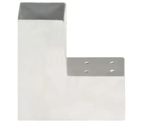 Stabu Savienotājs, L Forma, Cinkots Metāls, 81X81 Mm Vidaxl