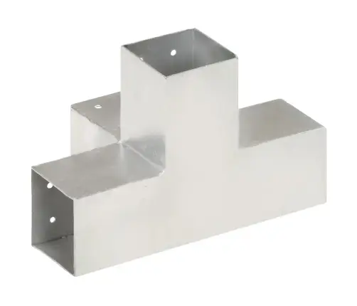 Postiühendused, 4 Tk X-Kujuline, Tsingitud Metall, 81 X 81 Mm