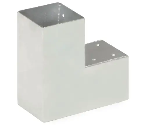 Stulpų Sujungimai, 4Vnt., 91X91Mm, Metalas, L Formos