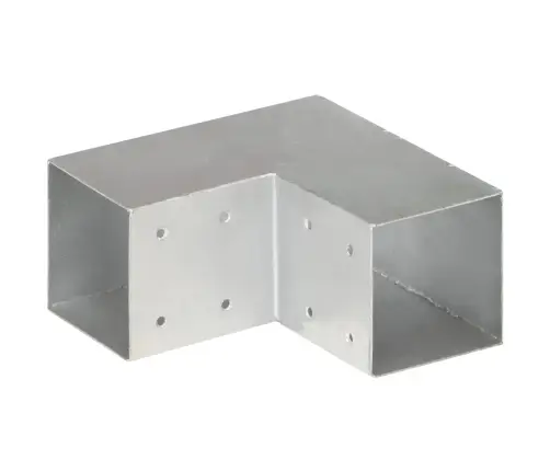 Stulpų Sujungimai, 4Vnt., 91X91Mm, Metalas, L Formos