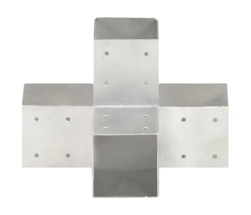 Stulpų Sujungimai, 4Vnt., 91X91Mm, Metalas, X Formos