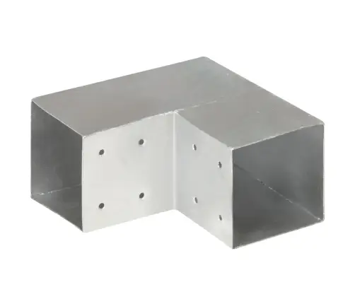 Stabu Savienotājs, L Forma, Cinkots Metāls, 101X101 Mm Vidaxl