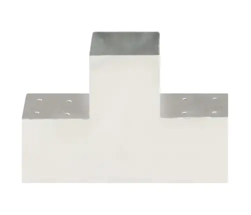 Stabu Savienotājs, T Forma, Cinkots Metāls, 101X101 Mm Vidaxl