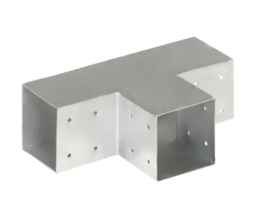 Stabu Savienotājs, T Forma, Cinkots Metāls, 101X101 Mm Vidaxl