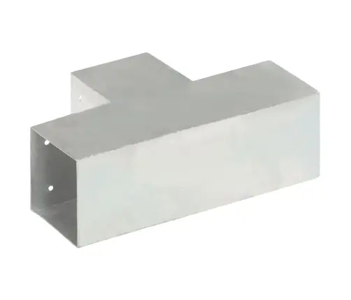 Stabu Savienotājs, T Forma, Cinkots Metāls, 101X101 Mm Vidaxl