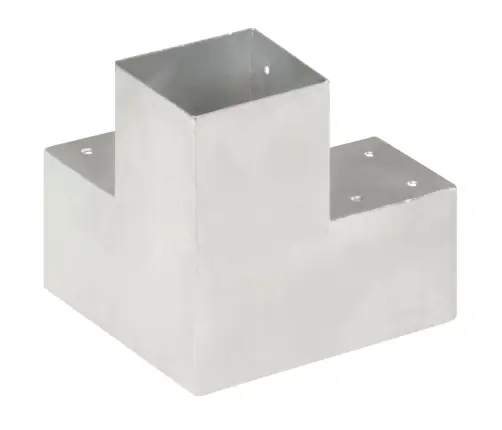 Postiühendused, 4 Tk Y-Kujuline, Tsingitud Metall, 101 X 101 Mm