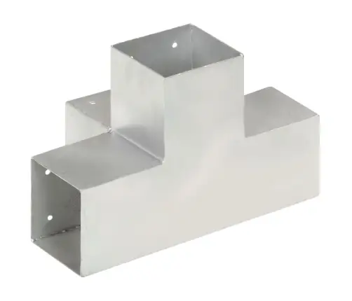 Postiühendused, 4 Tk X-Kujuline, Tsingitud Metall, 101 X 101 Mm