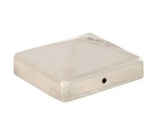 Püramiidikujuline Aiapostiots, 6 Tk, Roostevaba Teras, 81X81 Mm