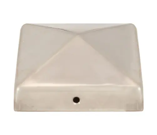 Püramiidikujuline Aiapostiots, 6 Tk, Roostevaba Teras, 81X81 Mm