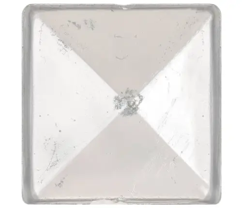 Tvoros Stulpų Dangteliai, 6Vnt., 71X71Mm, Galvanizuotas Metalas